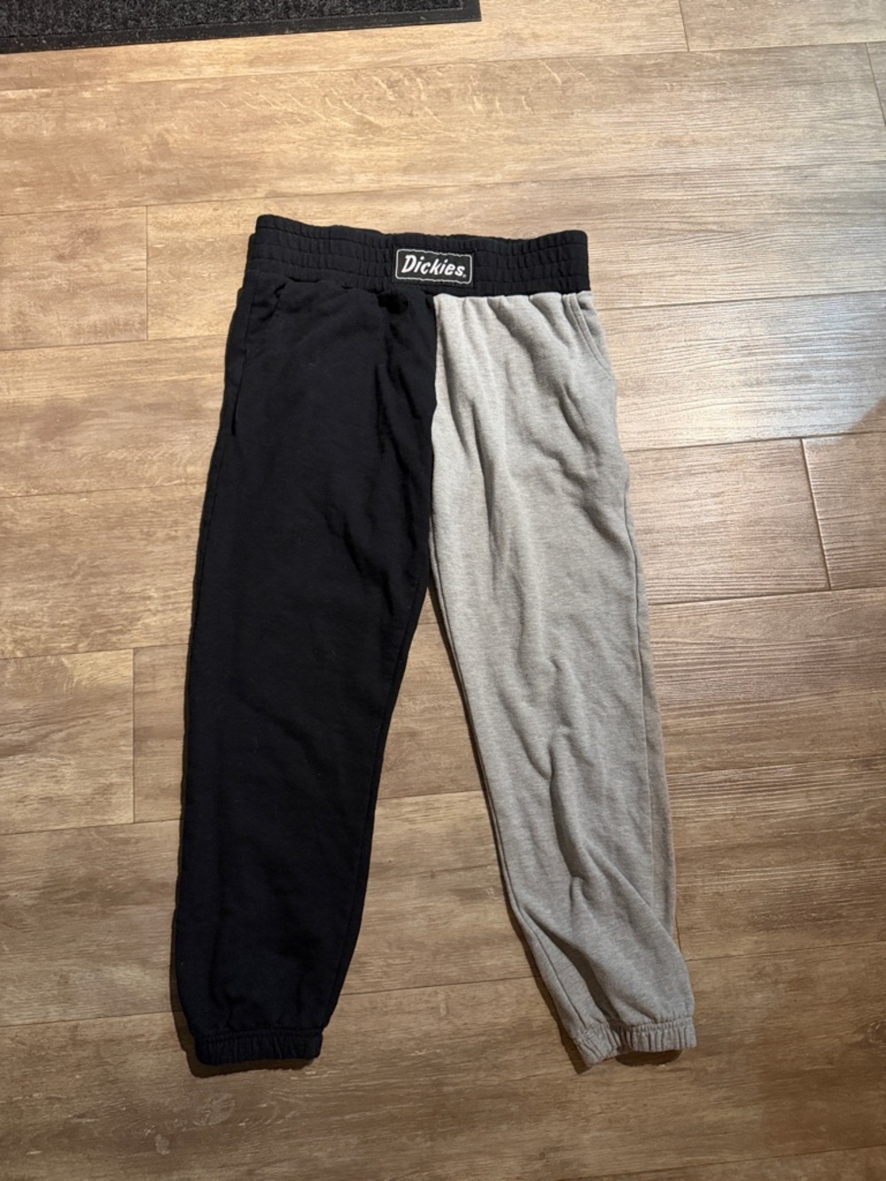 Dickies Two-Tone Black and Gray Jogger Sweatpants
